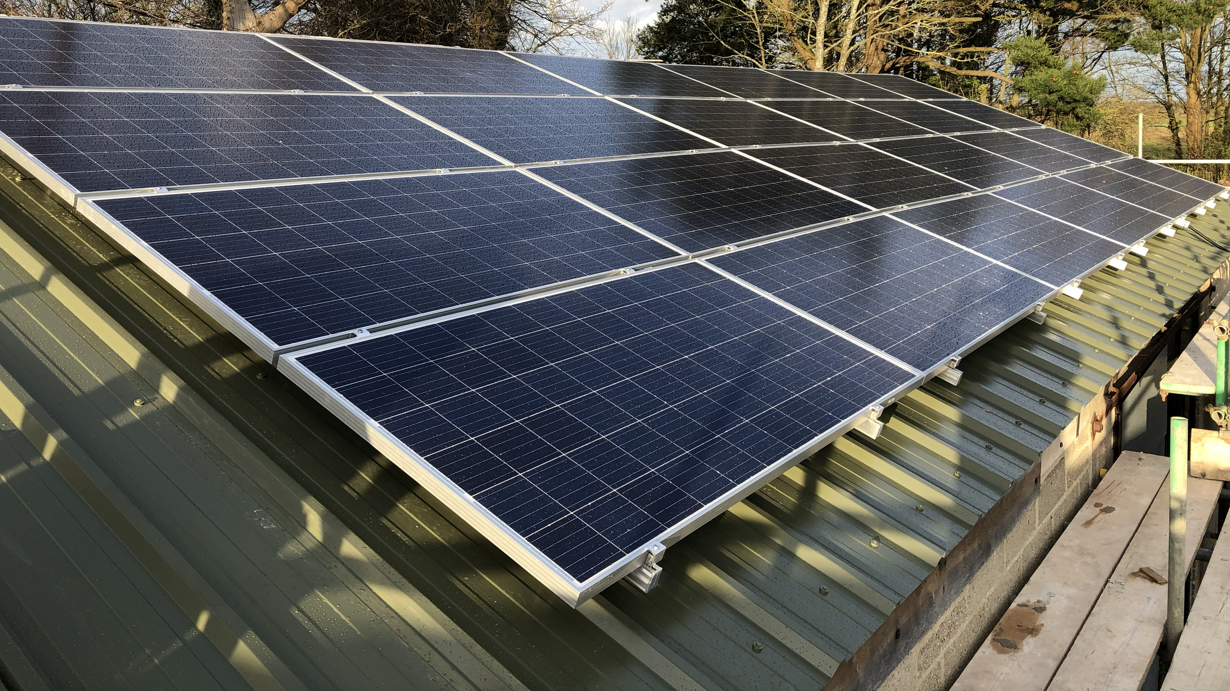 DM Chainsaws Solar PV Roof installation