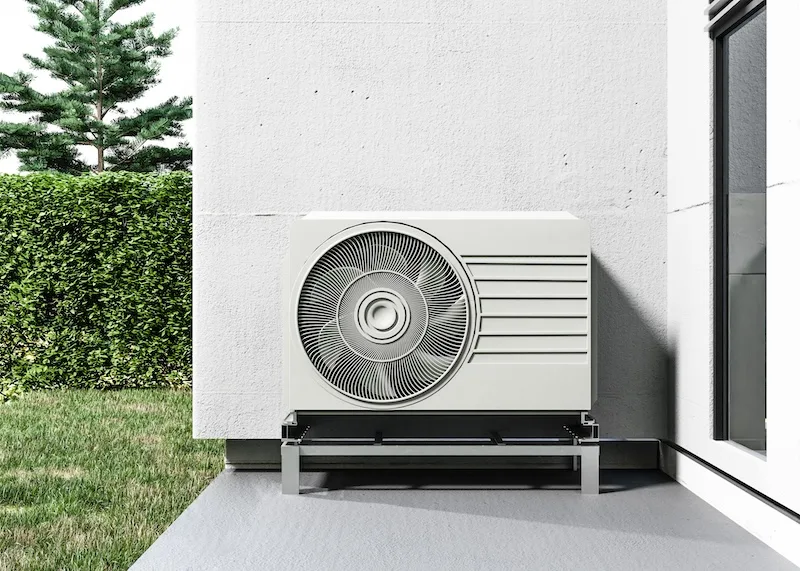 Heat Pump outside
