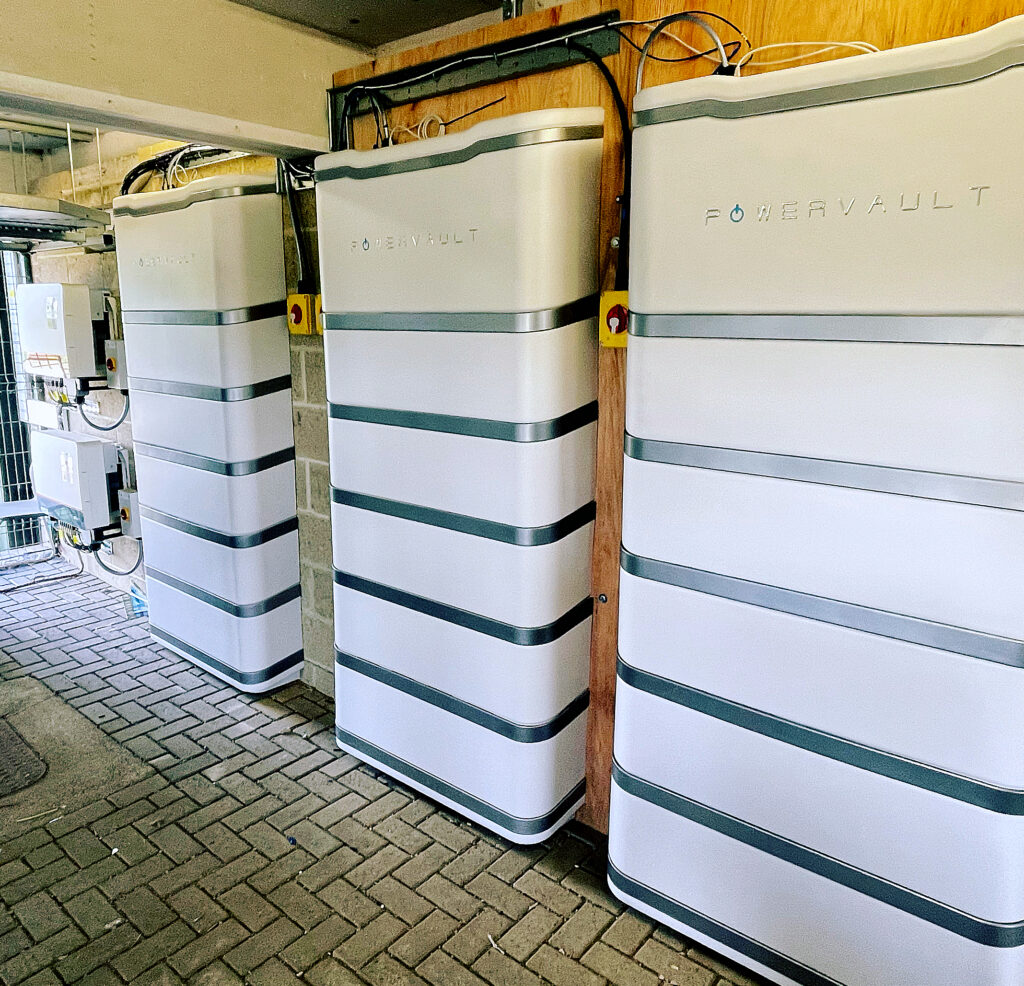 Commercial powervault installation
