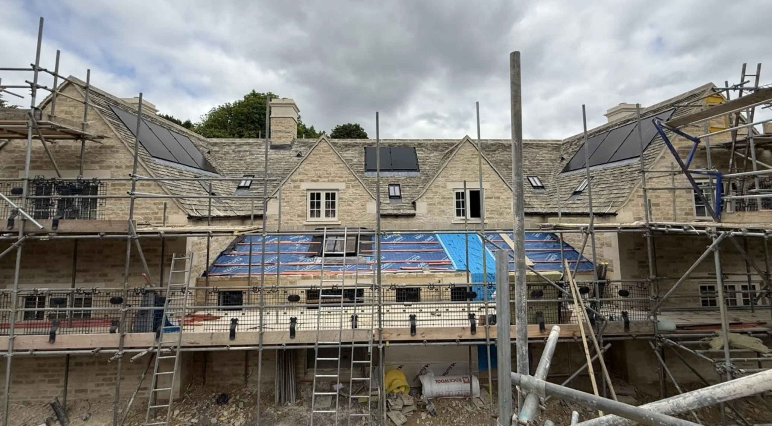In-Roof Solar PV Installation for Cotswold Build Project